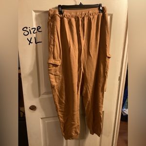 Burnt Orange Cargo Sweats